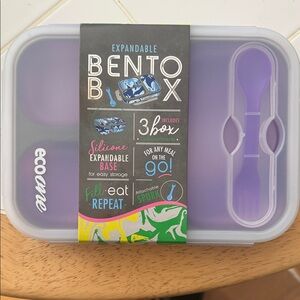 Eco One Purple Expandable Bento Box